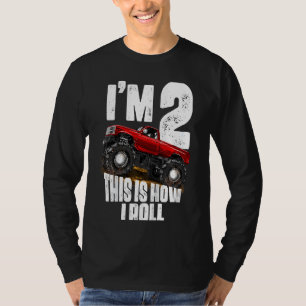 T-shirt Enfants 2e anniversaire Boy Monster Truck Rule Jam