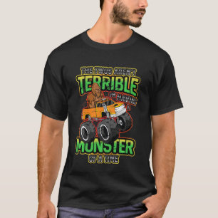 T-shirt Enfants 2e anniversaire Boy Monster Truck Sasquatc
