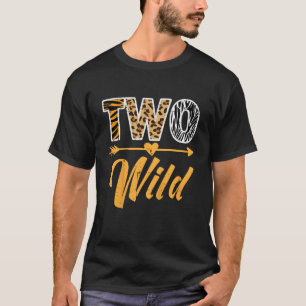 T-shirt Enfants 2e anniversaire Deux sauvages 2 ans Jeunes