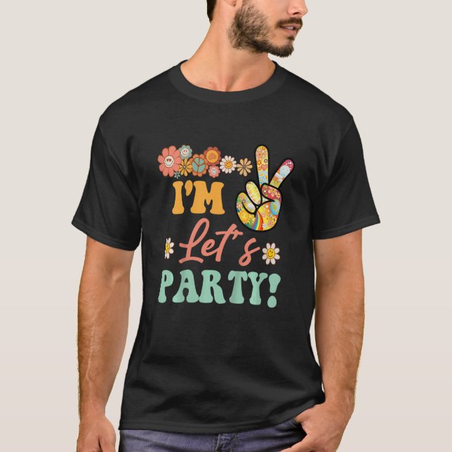 T-shirt Enfants 2e anniversaire tenue fille Retro Sunflowe (Devant)