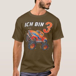 T-shirt Enfants 3 anniversaire cadeau garçons filles voitu