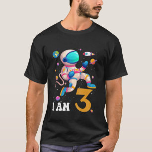 T-shirt Enfants 3 ans Anniversaire Garçon astronaute espac