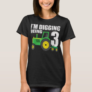 T-shirt Enfants 3 ans Tracteur Anniversaire 3ème anniversa