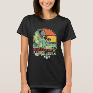 T-shirt Enfants 3e anniversaire Dinosaur 3 ans Garçon Awes