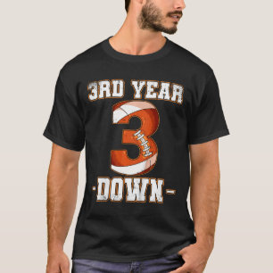 T-shirt Enfants 3e anniversaire Football 3e année bas Foot
