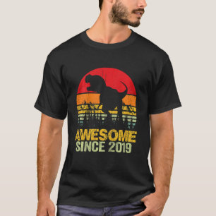 T-shirt Enfants 3e anniversaire garçon Dinosaur Rex 3 ans 