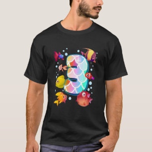 T-shirt Enfants 3e anniversaire Rainbow Fish Tetra Popper 