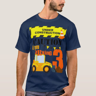 T-shirt Enfants 3e camionnette Thématique Anniversaire Exc