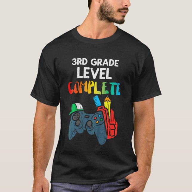 T-shirt Enfants 3e niveau Complet contrôleur de jeu Dernie (Devant)