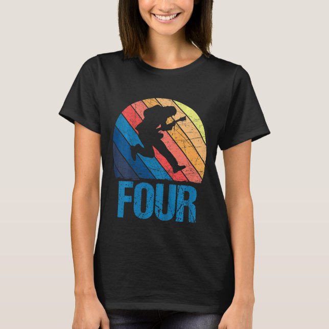 T-shirt Enfants 4 ans 4ans Joueur Guitare Joueur Guitare G (Devant)