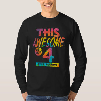 T-shirt Enfants 4e anniversaire Ce merveilleux est mainten
