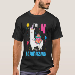 T-shirt Enfants 4e anniversaire J'ai 4 ans et l'éblouissem