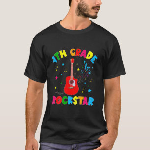 T-shirt Enfants 4E Classe Rockstar Guitare Électrique Reto