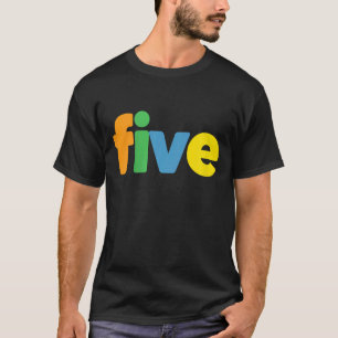 T-shirt Enfants 5 ans Anniversaire Troisième anniversaire 