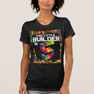 T-shirt Enfants 5 ans Blocs Bâtiment Anniversaire Brique 5