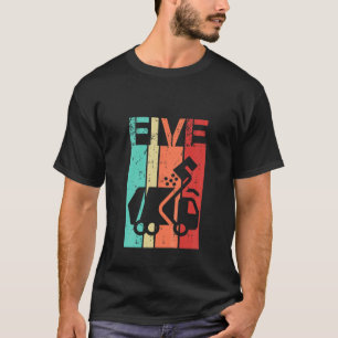 T-shirt Enfants 5 Ans Garbage Truck Anniversaire 5 Anniver