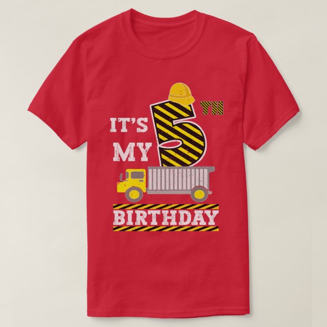 T-shirt Enfants 5 ans Garçon fille C'est mon 5e anniversai (Design devant)