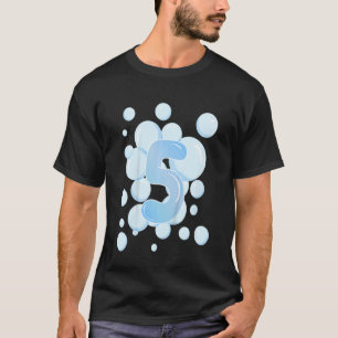 T-shirt Enfants 5e anniversaire bulle thème fête d'anniver