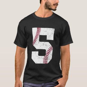 T-shirt Enfants 5E Anniversaire De Baseball Garçons Enfant