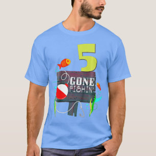 T-shirt Enfants 5e anniversaire Fisherman Gone Fisherman D