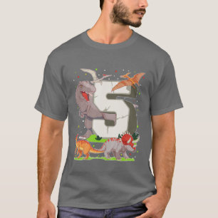 T-shirt Enfants 5E Anniversaire Garçon Cadeau Dinosaure Ch