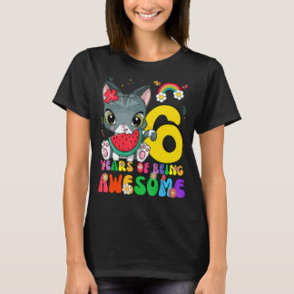 T-shirt Enfants 6 ans Ados 6 ans Anniversaire Fille C incr