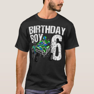 T-shirt Enfants 6 ans Quad Anniversaire Thème de fête VTT 