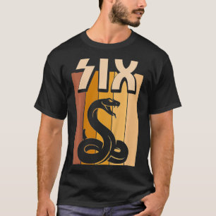T-shirt Enfants 6 ans Serpent Anniversaire Garçon Fille 6e