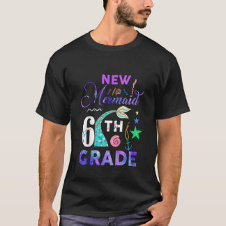 T-shirt Enfants 6e année Sirène mignonne filles princesse 