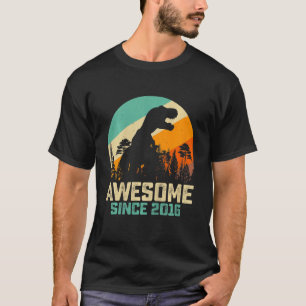 T-shirt Enfants 6e anniversaire Dinosaur 6 ans Garçons Son