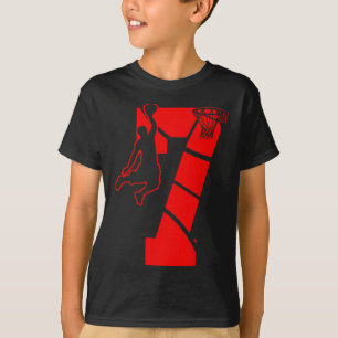 T-shirt Enfants 7 ans 7ème Basketball Anniversaire FêteThè