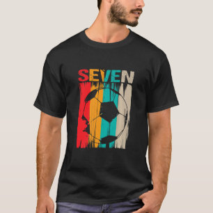 T-shirt Enfants 7 ans Football Anniversaire Septième 7e an