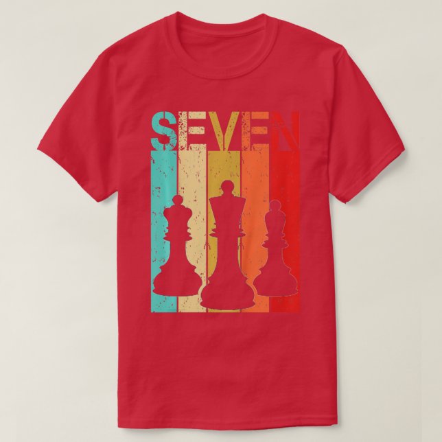 T-shirt Enfants 7 ans Joueur d'échecs Anniversaire Garçon  (Design devant)