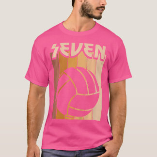 T-shirt Enfants 7 Ans Volleyball Anniversaire Garçon 7 Ann