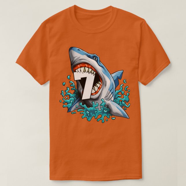 T-shirt Enfants 7e anniversaire Garçons Funny 7 ans Annive (Design devant)