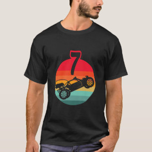 T-shirt Enfants 7E Anniversaire I Racing Jeu I Télécommand