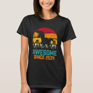 T-shirt Enfants 8 ans Garçon 8 Anniversaire Dinosaur Rex A