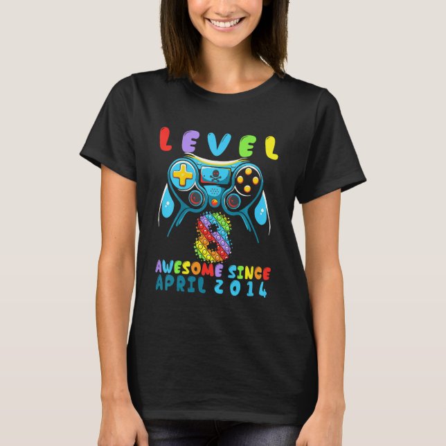 T-shirt Enfants 8e anniversaire 8 ans stupéfiant depuis le (Devant)