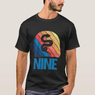 T-shirt Enfants 9 ans 9e anniversaire serpent Reptile Garç