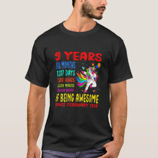 T-shirt Enfants 9 Ans D'Être Super 9E Anniversaire Enfants