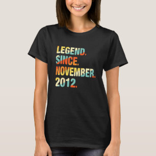 T-shirt Enfants 9e anniversaire 9 ans légende depuis Novem