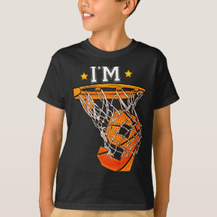 T-shirt Enfants 9e anniversaire basketball 9 garçon fille