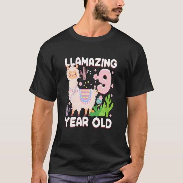 T-shirt Enfants 9e Anniversaire Cadeau 9 Ans Et Éblouissem (Devant)