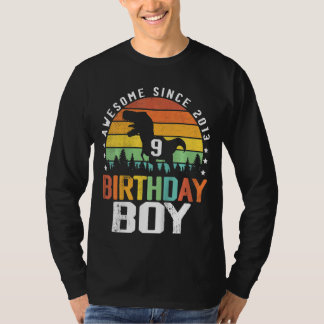 T-shirt Enfants 9e anniversaire Garçon stupéfiant depuis 2