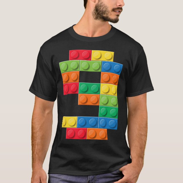 T-shirt Enfants 9E Anniversaire Master Buildi Neuf Anniver (Devant)