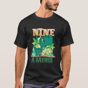 T-shirt Enfants 9e anniversaire Neuf ans Dinosaure Rex 9 a