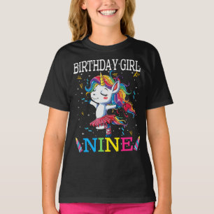 T-shirt Enfants 9e anniversaire Unicorn tenue, 9e annivers