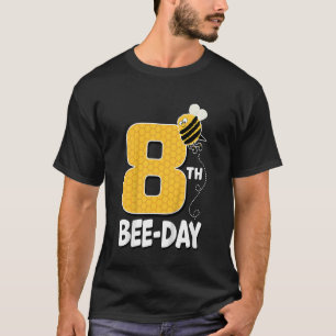 T-shirt Enfants Abeilles mignonnes 8 ans Anniversaire Abei