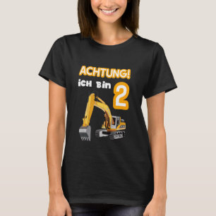 T-shirt Enfants Achtung Ich Bin Schon 2 Jahre Alt Mit Dem 