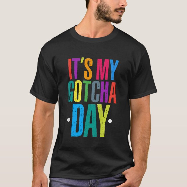 T-shirt Enfants Adoption Foster Enfant Hourra Mon Gotcha D (Devant)